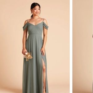 New With Tags Birdy Grey Devin Bridesmaid Dress in Sea Glass, Size XS